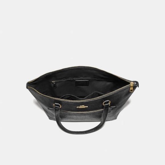 MICHAEL KORS Charlotte Large Leather Top-Zip Tote - Picture 14 of 15